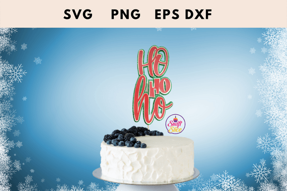 Download Ho Ho Ho Layered Cake Topper Svg Xmas - Xmas Collection
